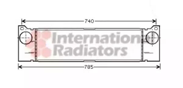 Інтеркулер mercedes van vito/viano 0314 вир-во van wezel 30004370 VAN WEZEL