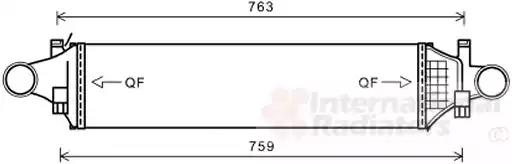 Інтеркулер mercedes-benz a-series 1.5d 12- вир-во van wezel 30004659 VAN WEZEL