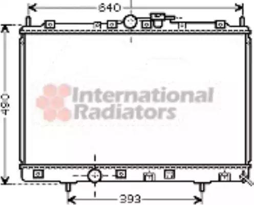 Радіатор охолодження mitsubishi pajero pinin 3/9907 вир-во van wezel 32002169 VAN WEZEL