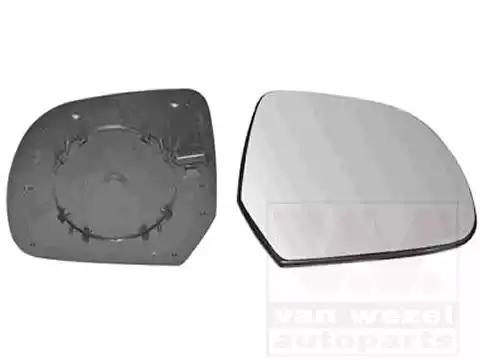 Дзеркальне скло, зовнішнє дзеркало 3334832 VAN WEZEL