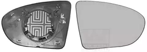 Дзеркальне скло, зовнішнє дзеркало 3388838 VAN WEZEL