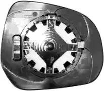 Дзеркальне скло, зовнішнє дзеркало 3702838 VAN WEZEL