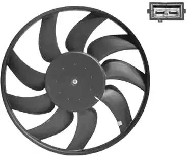Вентилятор радіатора opel vectra c вир-во van wezel 3768746 VAN WEZEL