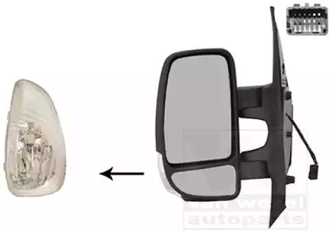 Зовнішнє дзеркало 3799817 VAN WEZEL