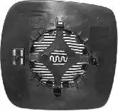 Дзеркальне скло, зовнішнє дзеркало 4312839 VAN WEZEL