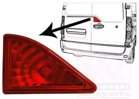 Ліхтар задн. стоп-сигнал opel movano 10- renault master van wezel 4388929 VAN WEZEL