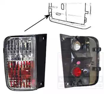 Ліхтар задн. лів. renault trafic 7/018/14 van wezel 4394929 VAN WEZEL