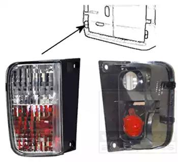 Ліхтар задн. лів. nissan primastar 07-14 van wezel 4395929 VAN WEZEL