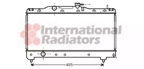 Радіатор carina e 1.6/1.8 mt 92-98 van wezel 53002141 VAN WEZEL