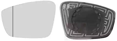 Дзеркальне скло, зовнішнє дзеркало 5701837 VAN WEZEL