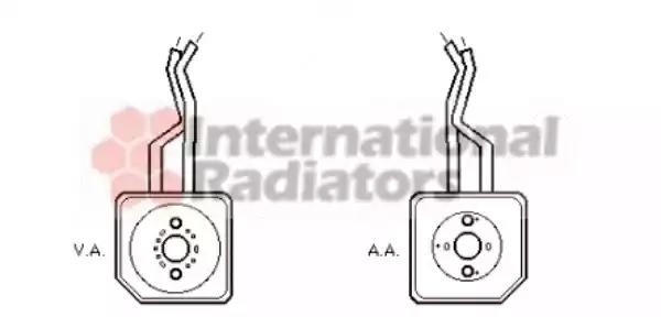Радіатор оливи 58003100 VAN WEZEL