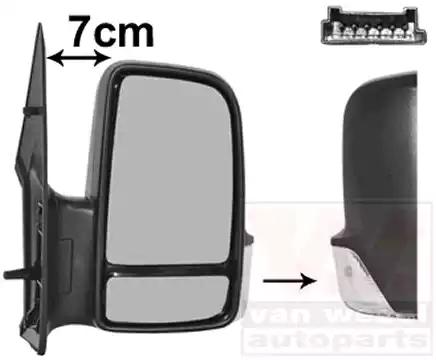 Зовнішнє дзеркало 5862808 VAN WEZEL