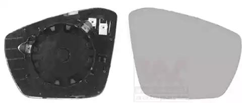 Дзеркальне скло, зовнішнє дзеркало 7624838 VAN WEZEL