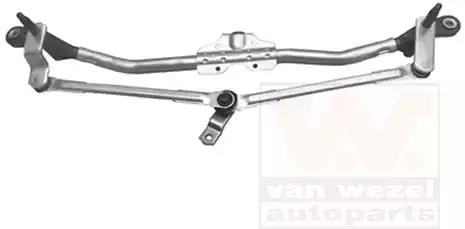 Привід склоочисника трапеція skoda fabia 0710 вир-во van wezel 7627230 VAN WEZEL
