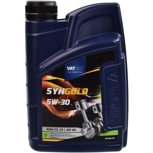 Моторна олива vatoil syngold 5w30 / 1л. /  acea c3-12 api sn 50025 VATOIL
