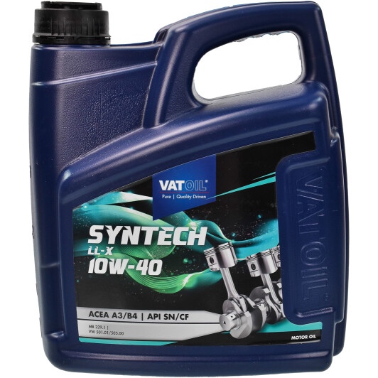 Моторна олива vatoil syntech ll-x 10w40 / 4л. / acea a3/b4-12 api sn/cf 50426 VATOIL