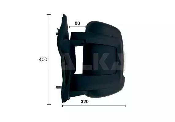 Зовнішнє дзеркало 9251922 ALKAR