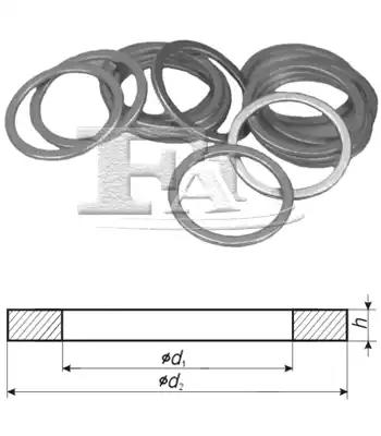 Podkladka al 10.00x14.00x1.00 /100 szt/ 453310100 FA1