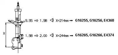Амортизатор G16255 MONROE