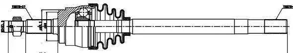 Приводний вал 216012 GSP