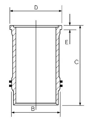 Гільза циліндра 1560002000 GOETZE
