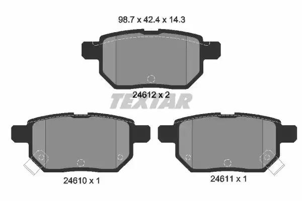 Тормозные колодки pn1519