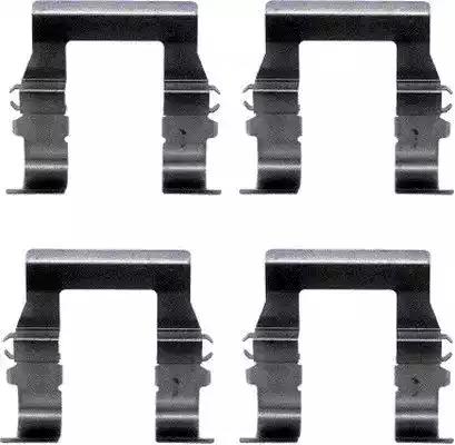 Комплект приладдя, накладка дискового гальма 82032700 TEXTAR