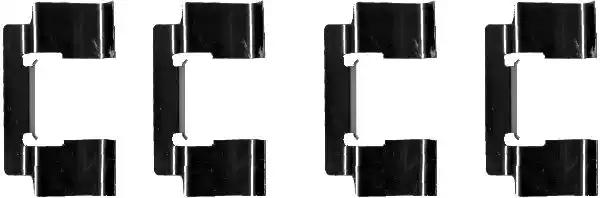 Комплект приладдя, накладка дискового гальма 82059700 TEXTAR