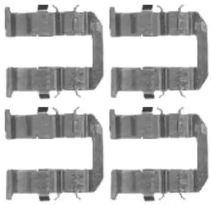 Комплект приладдя, накладка дискового гальма 82076000 TEXTAR