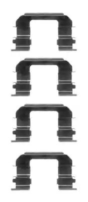 Комплект приладдя, накладка дискового гальма 82508400 TEXTAR