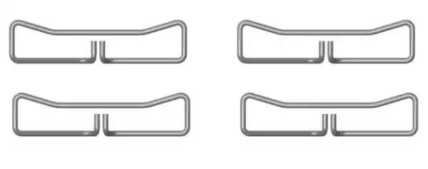 Комплект приладдя, накладка дискового гальма 82511300 TEXTAR