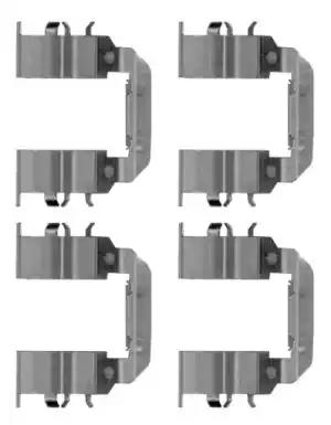Комплект приладдя, накладка дискового гальма 82513500 TEXTAR