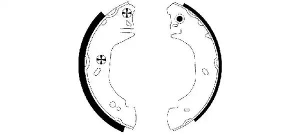 Комплект тормозных колодок 91054500 TEXTAR