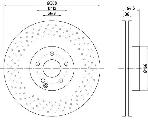 Гальмівний диск 92120303 TEXTAR