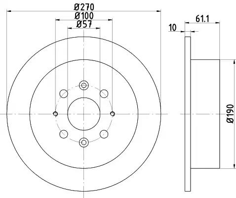 Гальмівний диск 92147500 TEXTAR