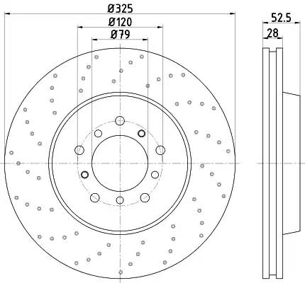 Гальмівний диск 92183310 TEXTAR