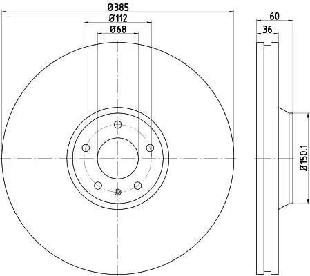 Тормозной диск 92184203 TEXTAR