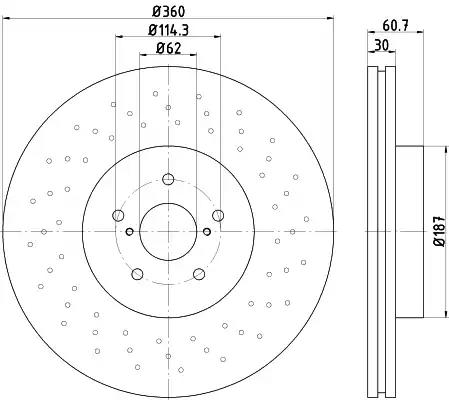 Гальмівний диск 92199703 TEXTAR