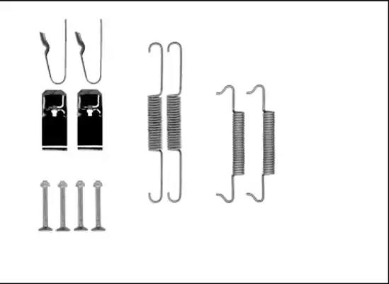 Комплект приладдя, колодка стоянкового гальма 97043200 TEXTAR