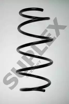 Suplex toyota  пружина передня l=357 мм син/красн auris 07- 35449 SUPLEX