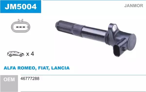Катушка зажигания JM5004 JANMOR