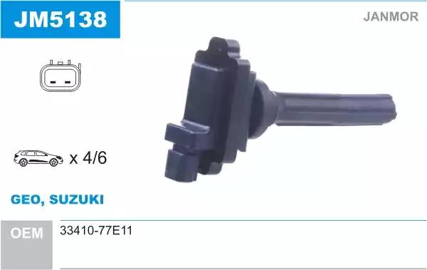 Катушка зажигания JM5138 JANMOR