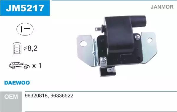 Катушка зажигания JM5217 JANMOR