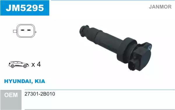 Катушка зажигания JM5295 JANMOR