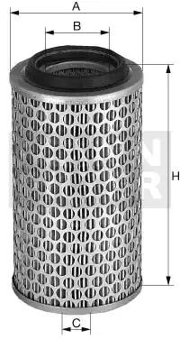 Воздушный фильтр C361142 MANN FILTER