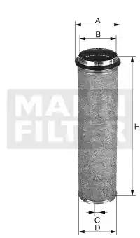 Фильтр добавочного воздуха CF700 MANN FILTER