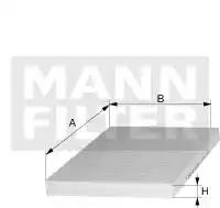 Фільтр салону land rover discovery 3 lr3 2.7 tdv6 l319 276dt FP2747 MANN FILTER