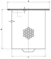 Фільтр, пневматичне обладнання LE17005X MANN FILTER
