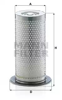 Фільтр, пневматичне обладнання LE22007X MANN FILTER