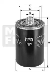Гідравлічний фільтр WD9629 MANN FILTER